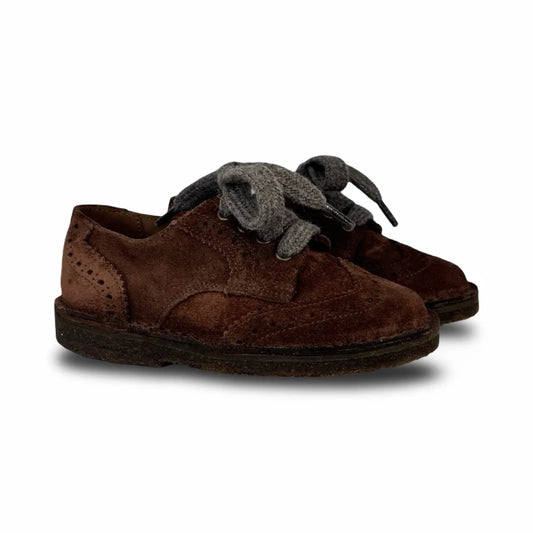 Pepe Espresso Knit Lace Oxford