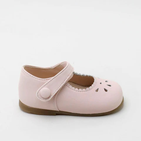 Papanatas Rosa Bebe Baby Cut Out Mary Jane