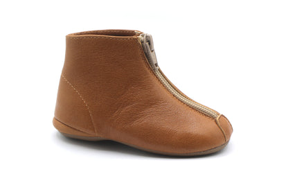 Pepe Tobacco Zipper Bootie