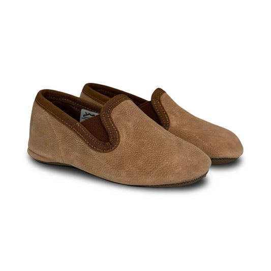 Pepe Blue Linen Smoking Slipper