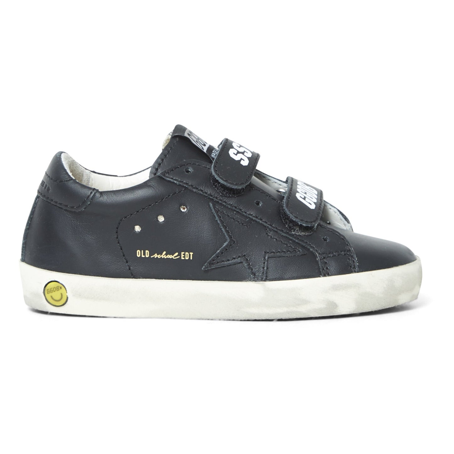 Golden Goose Black Old School Leather Upper