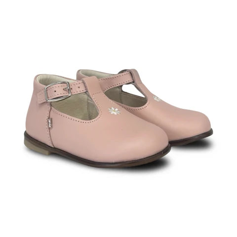 Emel Baby Pink Daisy T Strap