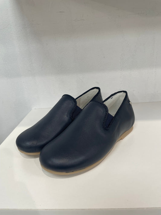 Manuela Benji Navy Smoking Shoe