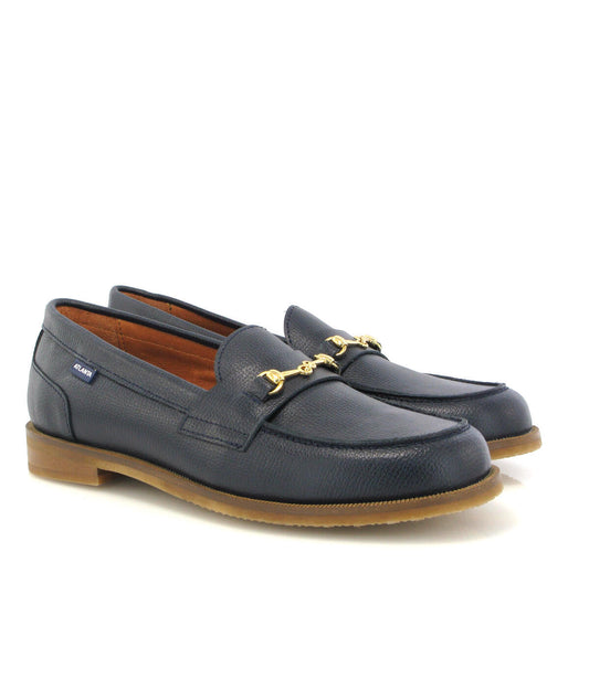 Atlanta Navy Chain Loafer