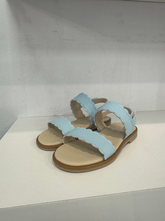 Manuela Blue Two Strap Sandal