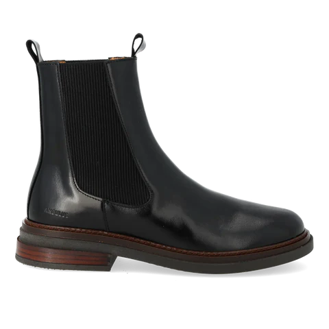 Angulus Black Boot with elastic